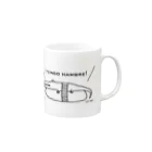 【原価セール中】わに寿司制作部のわに寿司Returns Mug :right side of the handle