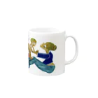 マダム・タカコshop　(byジャズ ビレバン)のLove Love Baby Mug :right side of the handle