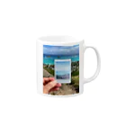 Good Vibes Onlyのハワイ；　ラニカイビーチ Mug :right side of the handle