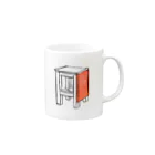 TOKOTOKO DESIGNの放課後図工室 Mug :right side of the handle