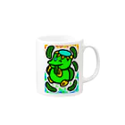 どりほぷの河童のカパーニャ Mug :right side of the handle