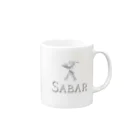 SABAR STOREの【SABAR LOGO】 collection Mug :right side of the handle