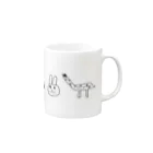 COLUCAのAnimal mug Mug :right side of the handle