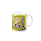 テル！のお店の逆さニャンコ（クッキー） Mug :right side of the handle