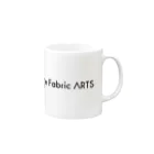 TheFabricARTSのTheFabricARTSロゴ黒 Mug :right side of the handle