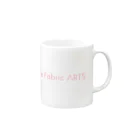 TheFabricARTSのTheFabricARTSロゴピンク Mug :right side of the handle