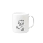 HIroakiのマスクちっちゃいお Mug :right side of the handle