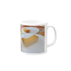 マントのおしゃれなカフェ Mug :right side of the handle