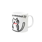 ZEROcustomのでべそネコ「cool」 Mug :right side of the handle