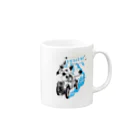 日本橋UPsのようかいねこ Mug :right side of the handle