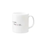 MKO DESIGNのStar text. Mug :right side of the handle