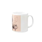 ハモリアオイ GOODS SHOPの彼と同じものを Mug :right side of the handle