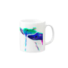 ヌメヌメのくじらてゃん Mug :right side of the handle