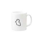 きび のかためまつげおばけ Mug :right side of the handle