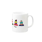 misahouseのゆるヨガ Mug :right side of the handle