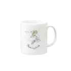 イラストレーター トツカケイスケのFlying Freely Mug :right side of the handle