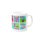 まるえくろのドット絵なクロピロン Mug :right side of the handle