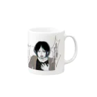 村山's STYLEの情緒不安定さん Mug :right side of the handle