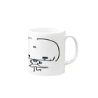 ネコッチ＿k(*´ω｀*)のフンちゃん Mug :right side of the handle