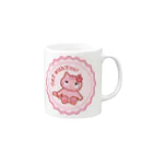 夙川育ち＠ネットショップのCAT WITH YOU Mug :right side of the handle