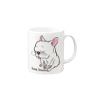 あとりえピノコのいねむりフレブルちゃん Mug :right side of the handle