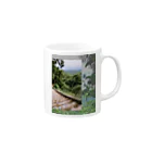 Good Vibes Onlyのmountain view Mug :right side of the handle