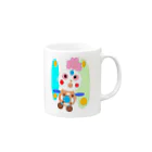 名古屋のしょうのシキちゃん Mug :right side of the handle