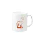 なまらやの鍋ねこ Mug :right side of the handle