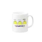 misterymaryのhiyo+hiyo=pipo Mug :right side of the handle