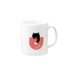 ふにゃねこしょっぷの酔いどれにゃんこ Mug :right side of the handle