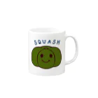 恥ずかしがり屋さんのジェシカセレクション　カボチャ Mug :right side of the handle