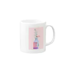 のののの店のぺんぺん草枠あり Mug :right side of the handle