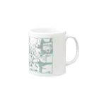 おはなしむらのしょげ猫クモ君との出会い Mug :right side of the handle