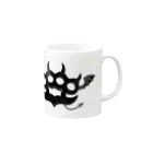 Ryoku のRyoku-Knuckle devil b-mug マグカップの取っ手の右面