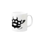 Ruuka SpikaのRyoku-Knuckle devil b-mug マグカップの取っ手の右面