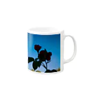 Shiba Houseのrose cup Mug :right side of the handle