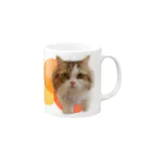 Cat Cafe ねころびの小太狼のふぁああああ Mug :right side of the handle