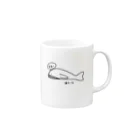 やぎ⋆°｡✩のいちおうクジラ Mug :right side of the handle