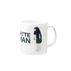 M-designのかまってマン Mug :right side of the handle