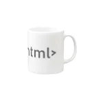 K （K's DataCenterの中の人）のHTMLペアマグカップ Mug :right side of the handle