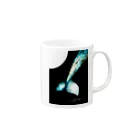 jin-whalesongの天際に翠 Mug :right side of the handle