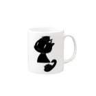 ゆアパレルのさんびききゃっと Mug :right side of the handle