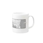 傘廼 さき𓅪𓅪のタバコの煙マグカップ Mug :right side of the handle