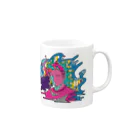 浦野 海 - kai uranoのkai　『Showy』 Mug :right side of the handle