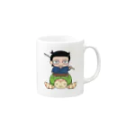 アクセルスタイルの浦島太郎　Tシャツ Mug :right side of the handle