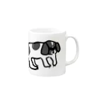 halpacaのうちの犬 Mug :right side of the handle