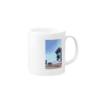 honeybeeの空01 Mug :right side of the handle