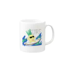 𝐍𝐚𝐧𝐚🇯🇵のサーファーパイナップルななじ君 Mug :right side of the handle