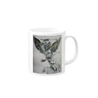 永久凍土の国の白夜のカラス天狗 Mug :right side of the handle