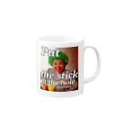 ダイナマイトあつきの母〜Put the stick in the hole〜 Mug :right side of the handle